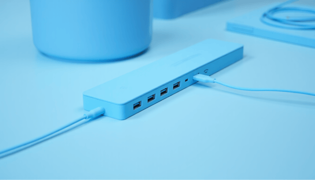 A multi-port USB hub.